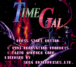 time gal arcade machine