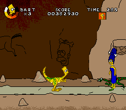 Virtual Bart, Minigames, Dino Bart 2.png