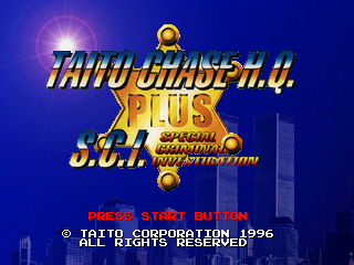Taito Chase H.Q. Plus S.C.I. - Sega Saturn