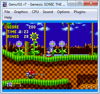 GENS: Emulador de Mega Drive/Sega Genesis