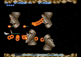 Gradius II Saturn, Stage 5 Boss 1.png