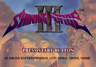Shining Force III - Sega Saturn