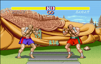 Street Fighter II Champion Edition Saturn, Stages, Sagat.png