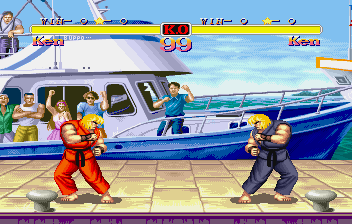 Super Street Fighter II Saturn, Stages, Ken.png