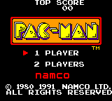 PacMan GG US title.png