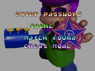 JohnnyBazookatone Saturn CheatMode.png