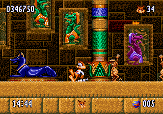Bubsy II, Stages, I Sphinx, Therefore I Ham.png