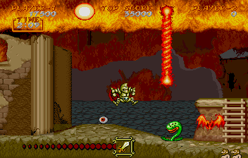 Ghouls'n Ghosts Saturn, Stage 2-2.png