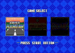 Sega Mega Drive World Championship Soccer PAL Cartridge