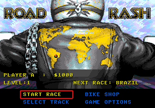 RoadRash3 MD Menu.png