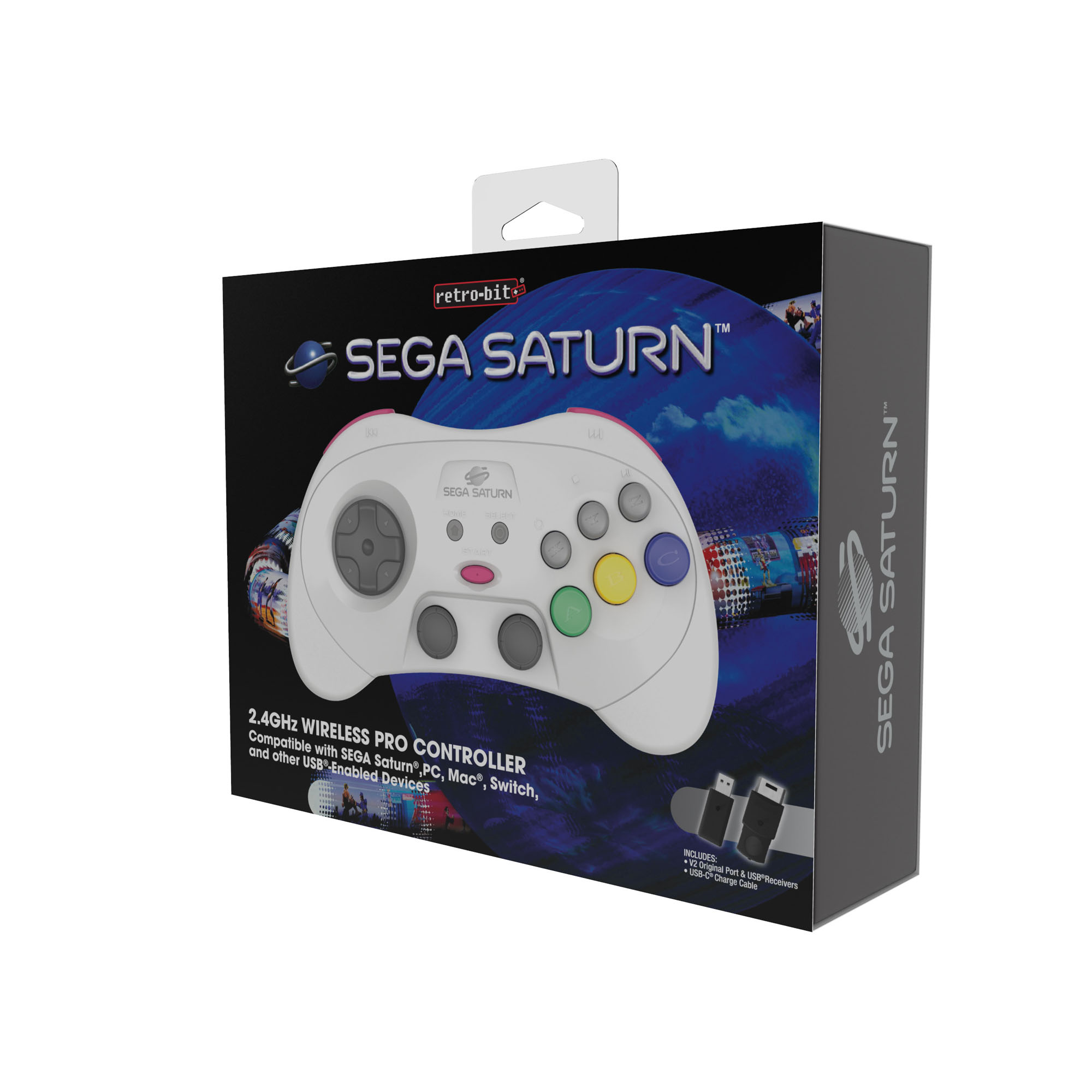 SEGA Saturn® 2.4GHz Wireless Pro Controller – CastleMania Entertainment