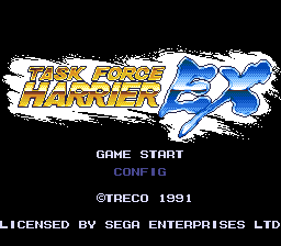 Task Force Harrier EX - Sega Mega Drive