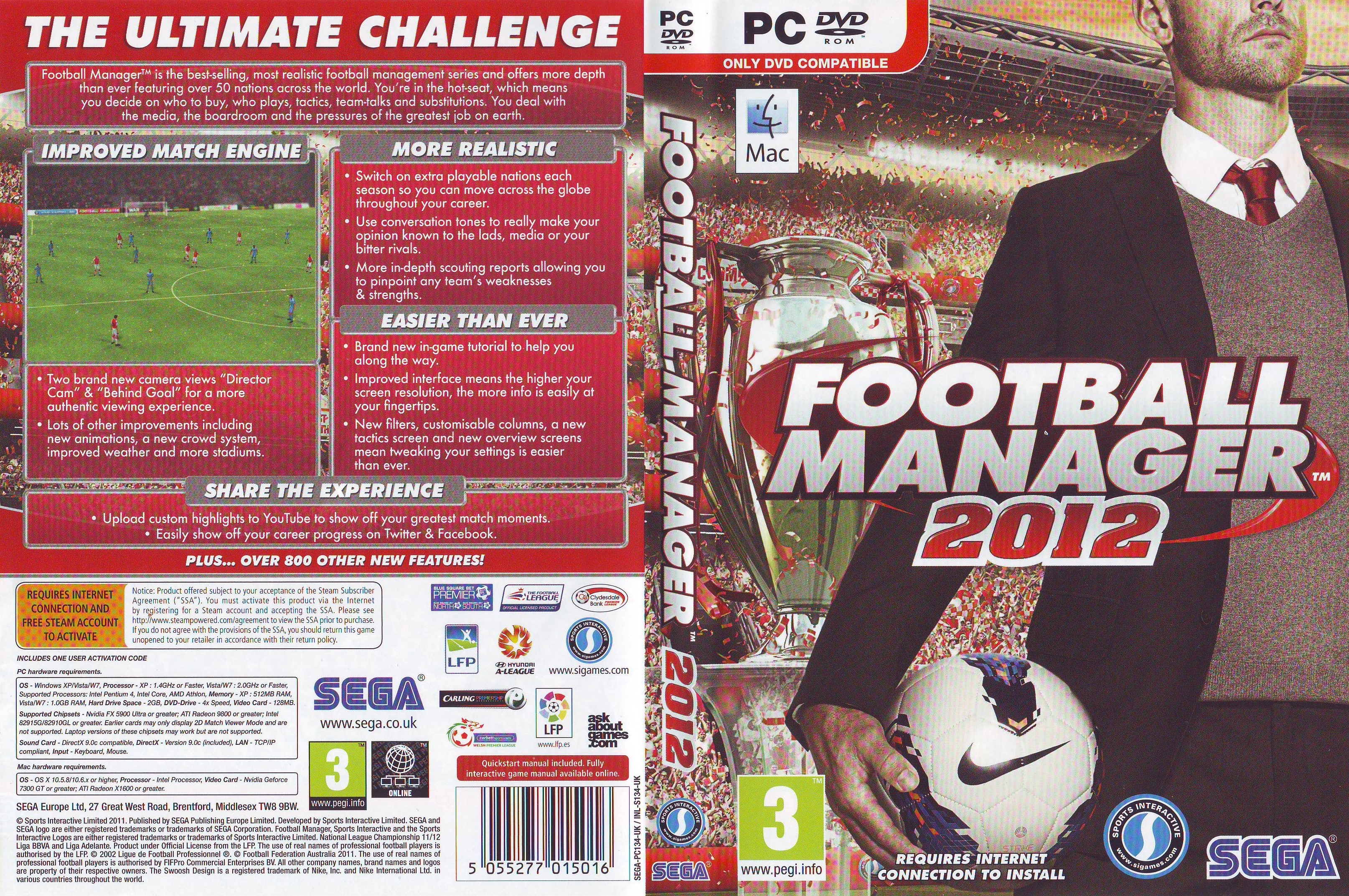 Football manager 2012 not steam фото 115