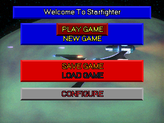 StarFighter3000 Saturn US MainMenu.png