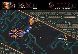 Contra Hard Corps, Stage 5-7.png