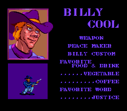 Sunset Riders, Characters, Billy Cool.png