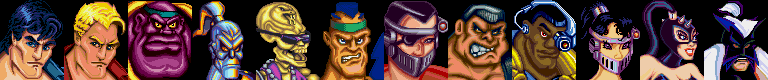 Double Dragon V, Characters.png