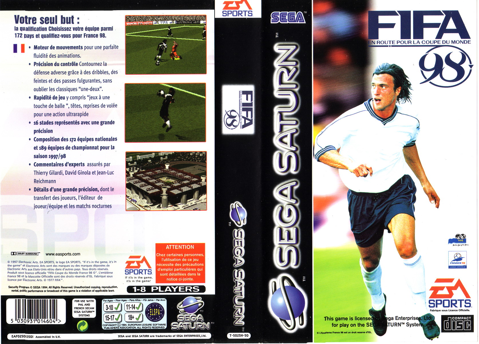 Файл fifa. FIFA 98 Sega. FIFA Soccer 98 Sega Saturn. Sega картридж FIFA 1995. FIFA 98 Road to World Cup Sega.