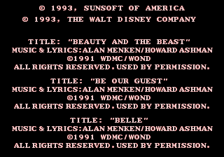 Beauty and the Beast Belle's Quest MD music credits.png