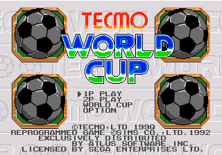 Tecmo Cup Football Game - Wikipedia