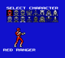 Mighty Morphin Power Rangers GG, Character Select 2P.png