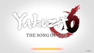 Yakuza 6 The Song of Life PS4 title.png
