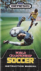 WORLD CUP SOCCER Mega Drive Sega 2602 md. CLEAN, FULL W/BOOKLET