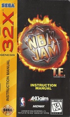 Manual - Nba Jam - Sega Genesis-GEN_NBA_JAM_M