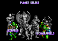 Teenage Mutant Ninja Turtles Tournament Fighters, Character Select.png