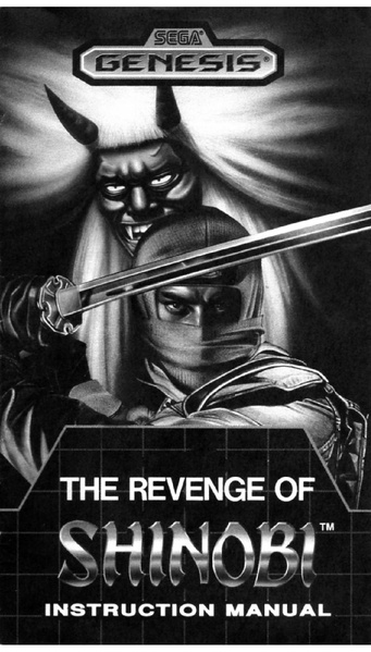 File:Revenge Of Shinobi MD US Manual.pdf - Sega Retro