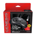 SegaxRetroBit US Wired MD6USB SEGA Genesis 6 Button USB Black 1.png