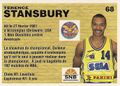Panini Terence Stansbury FR 1994 Basketball Official Card 68 Back.jpg