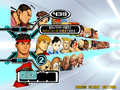 Capcom vs SNK Pro DC, Character Select.png