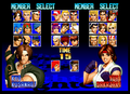 King of Fighters 97 Saturn, Character Select.png