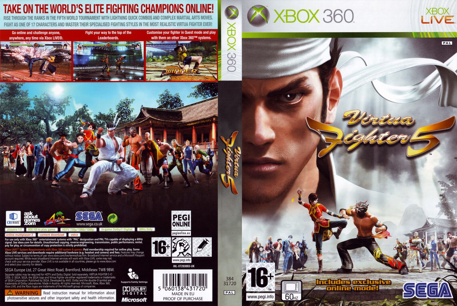 360 5. Virtua Fighter 2 PC.