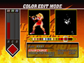 Capcom vs SNK 2 DC, Color Edit Mode.png