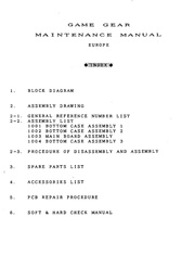 File:Sega Game Gear EU Maintenance Manual.pdf - Sega Retro