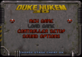 DukeNukem3D Saturn US ChooseStage1.png