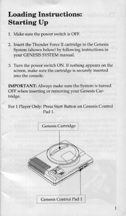 File:Thunder Force II MD US Manual.pdf - Sega Retro