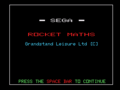 Rocket Maths SC-3000 Title.png