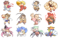 Pocket Fighter, Characters.png