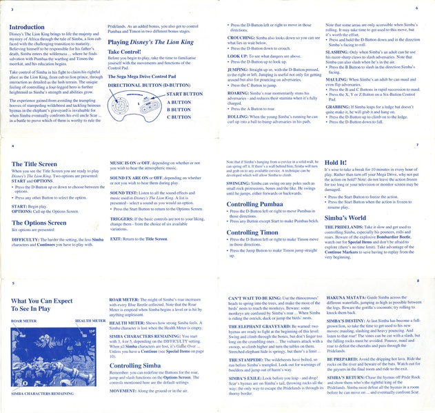 File:The Lion King Megadrive AUS Manual.pdf