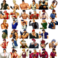 King of Fighters 97 Saturn, Characters.png