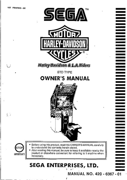 File:HDaLAR Model3 Manual Standard.pdf - Sega Retro