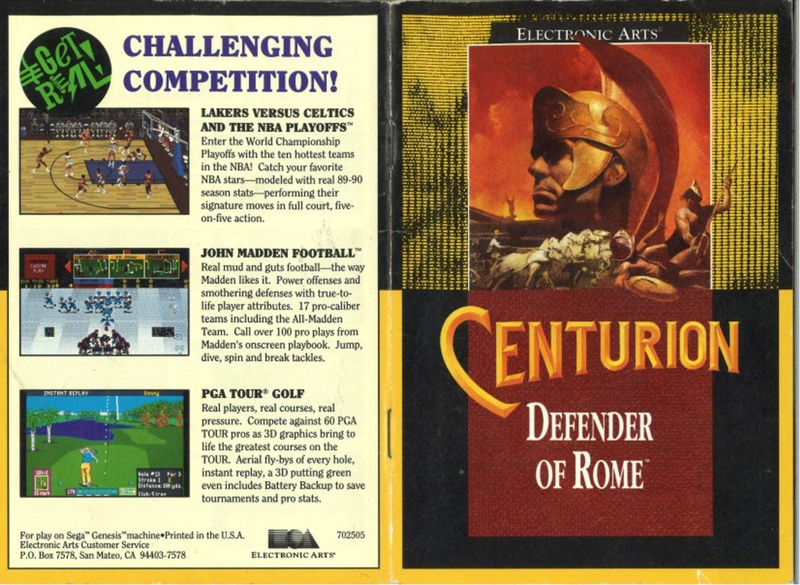 File:Centurion MD US Manual.pdf - Sega Retro