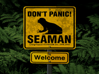 Seaman, Title Screen JP.png
