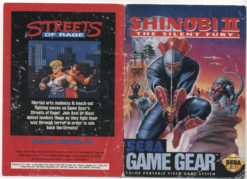 File:Shinobi II GG US Manual.pdf - Sega Retro