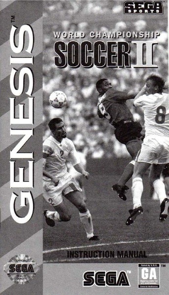 File:World Championship Soccer MD US Manual.pdf - Sega Retro
