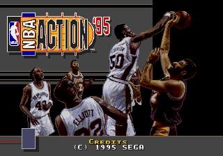 NBA Action '95 starring David Robinson Box Shot for Genesis - GameFAQs